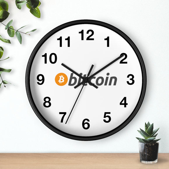 BITCOIN Wall clock Printify