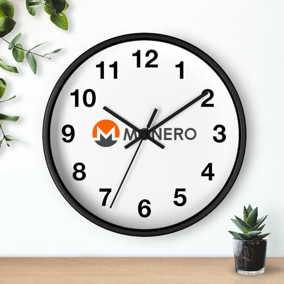 MONERO Wall clock Printify