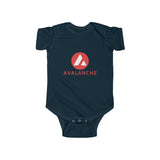 AVAX Infant Jersey Bodysuit Printify