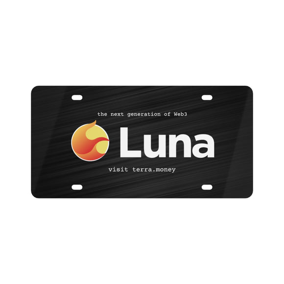 LUNA License Plate Printify