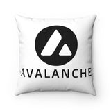 AVAX WH Square Pillow Printify