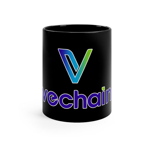 VECHAIN black Mug Printify