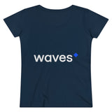 WAVES Organic Women's T-shirt Printify