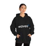 WAVES Pullover Hoodie Printify