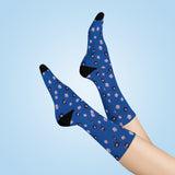 ABRACADABRA BLU Socks Printify