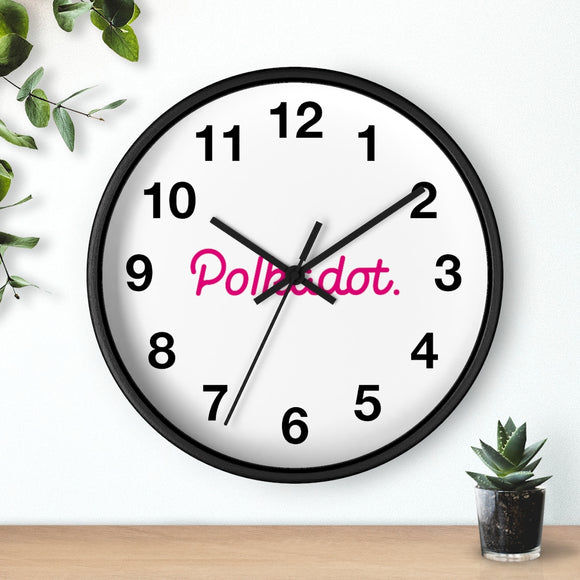POLKADOT Wall clock Printify