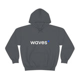 WAVES Pullover Hoodie Printify