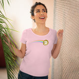 DOGE RAINBOW Organic Women's T-shirt Printify