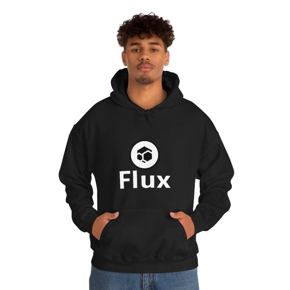 FLUX LOGOWB Unisex Hoodie Printify