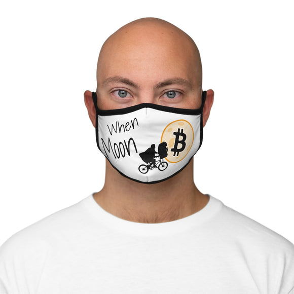 BTC MOON Face Mask Printify