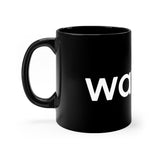 WAVES Black mug 11oz Printify
