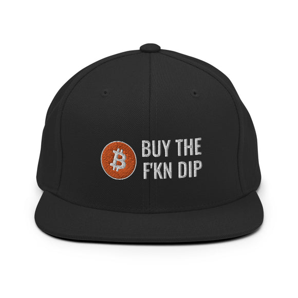 BTC DIP Snapback Hat Printful