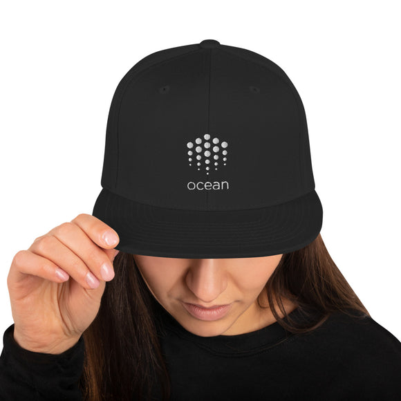 OCEAN Snapback Hat Printful