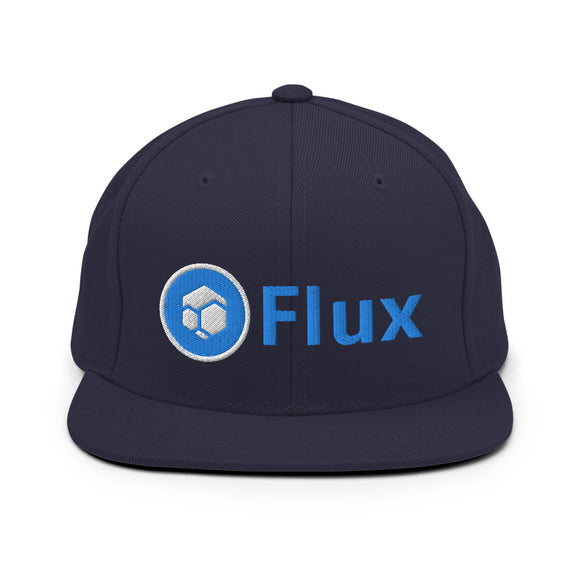FLUX Snapback Hat Printful