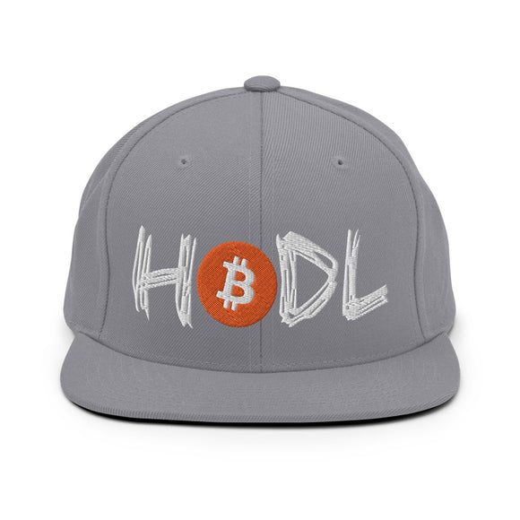 BTC HODL Snapback Hat Printful