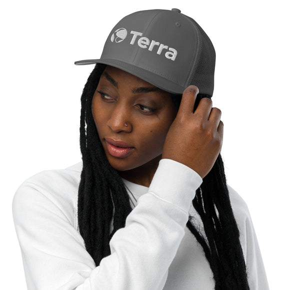 TERRA Closed-back trucker cap Printful