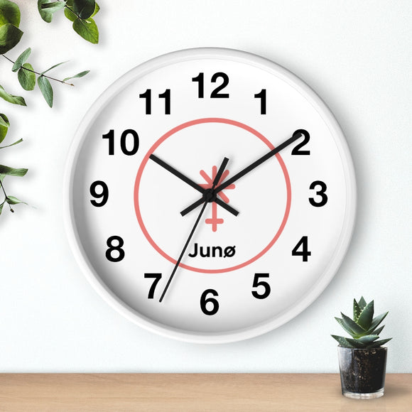 JUNO Wall clock Printify