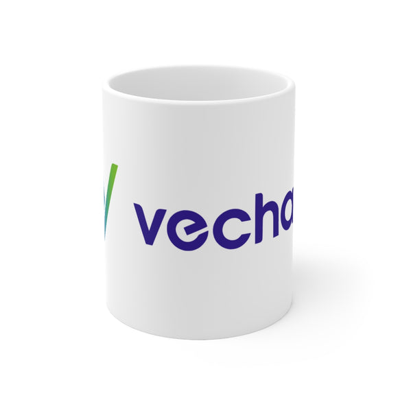 VECHAIN white Mug Printify