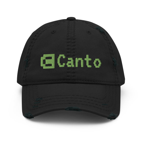 CANTO Distressed Dad Hat Printful