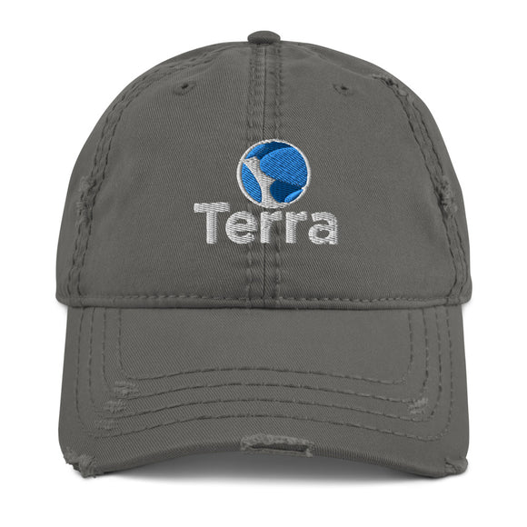 TERRA Distressed Dad Hat Printful