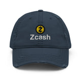 ZCASH Distressed Dad Hat Printful