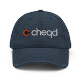 CHEQD Distressed Dad Hat Printful