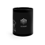 OCEAN Black mug 11oz Printify