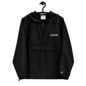 JUNO Embroidered Champion Packable Jacket Crypto Loot