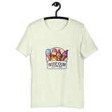 BITCOIN ICECREAM Unisex t-shirt Printful