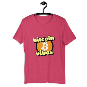 BITCOIN vibes Unisex t-shirt Printful