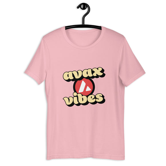 AVAX vibes Unisex t-shirt Printful